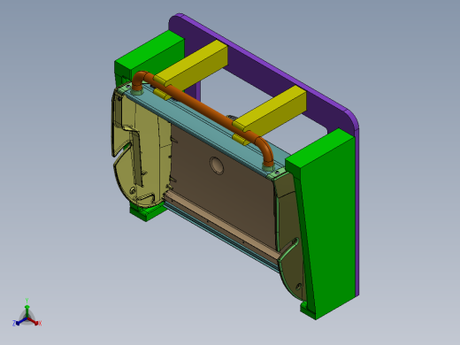 装配夹具正等轴测缩略图