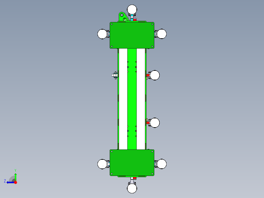 焊接工装右视图