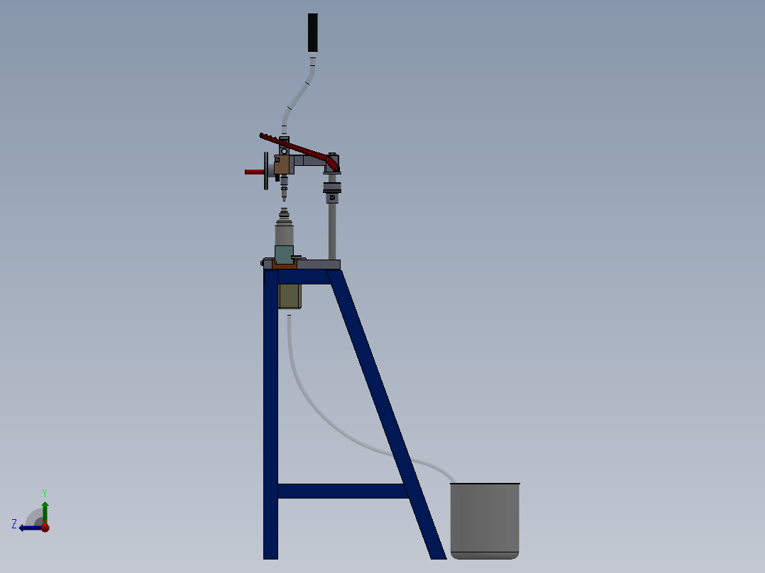 手动灌装机sw16可编辑右视图