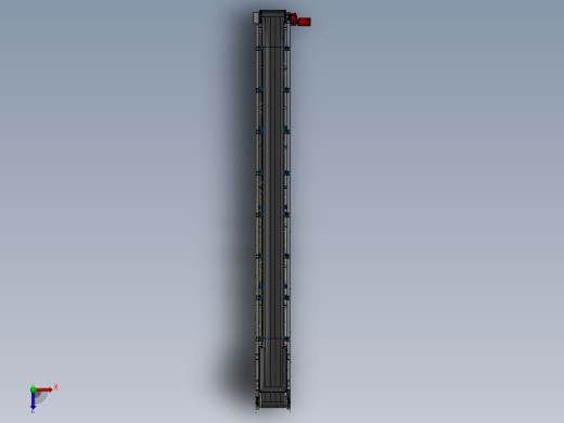 【B18】【STP】【Inventor】【转】槽式皮带输送机俯视缩略图
