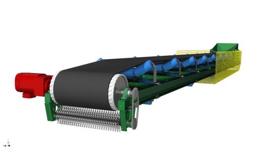 【B18】【STP】【Inventor】【转】槽式皮带输送机缩略图