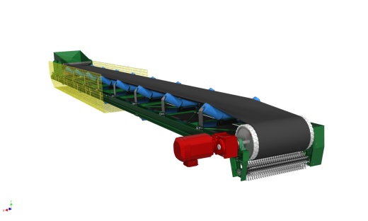 【B18】【STP】【Inventor】【转】槽式皮带输送机缩略图