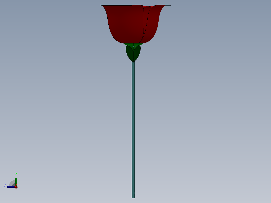 玫瑰花至亲人右视图