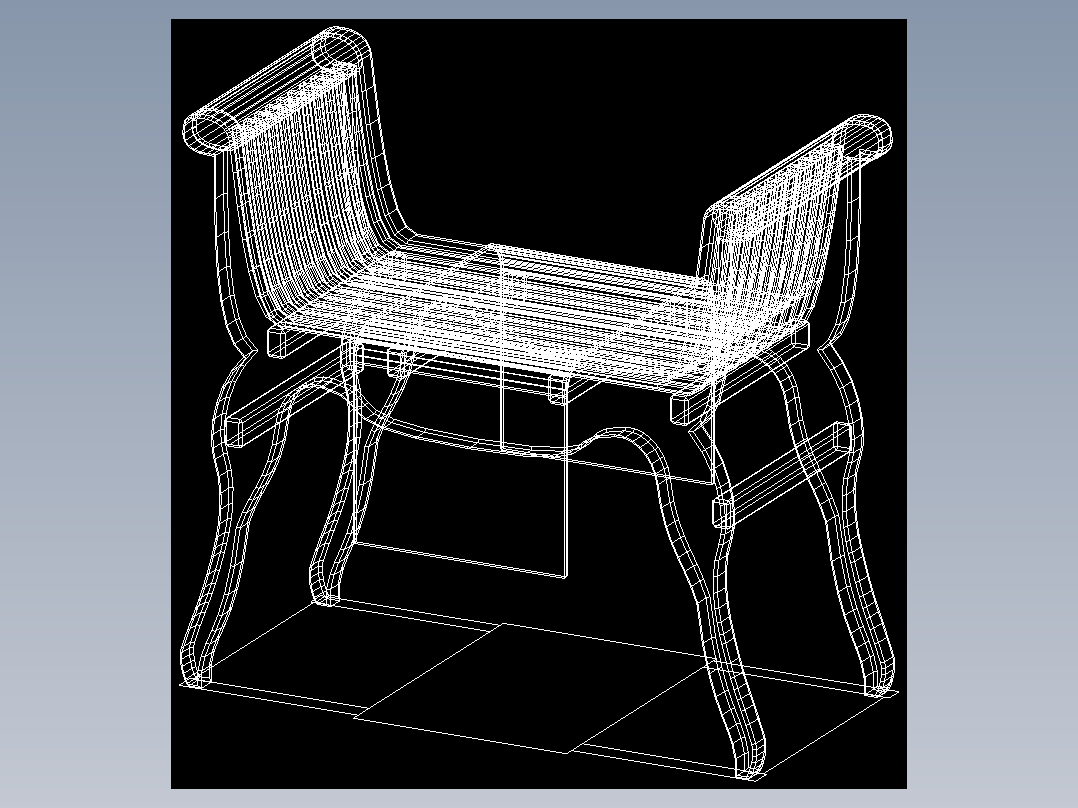室内家具和灯具等的模型十四-K-C03