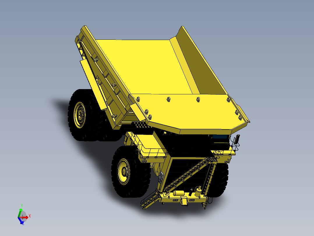 超大型渣土车卡车SW2017主视图