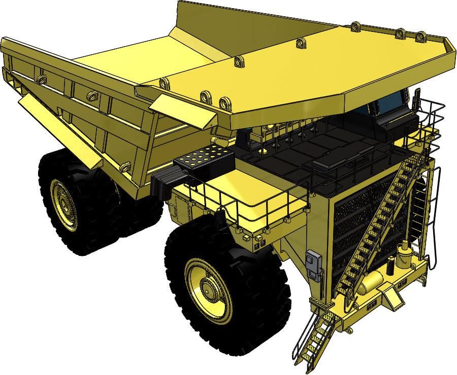 超大型渣土车卡车SW2017