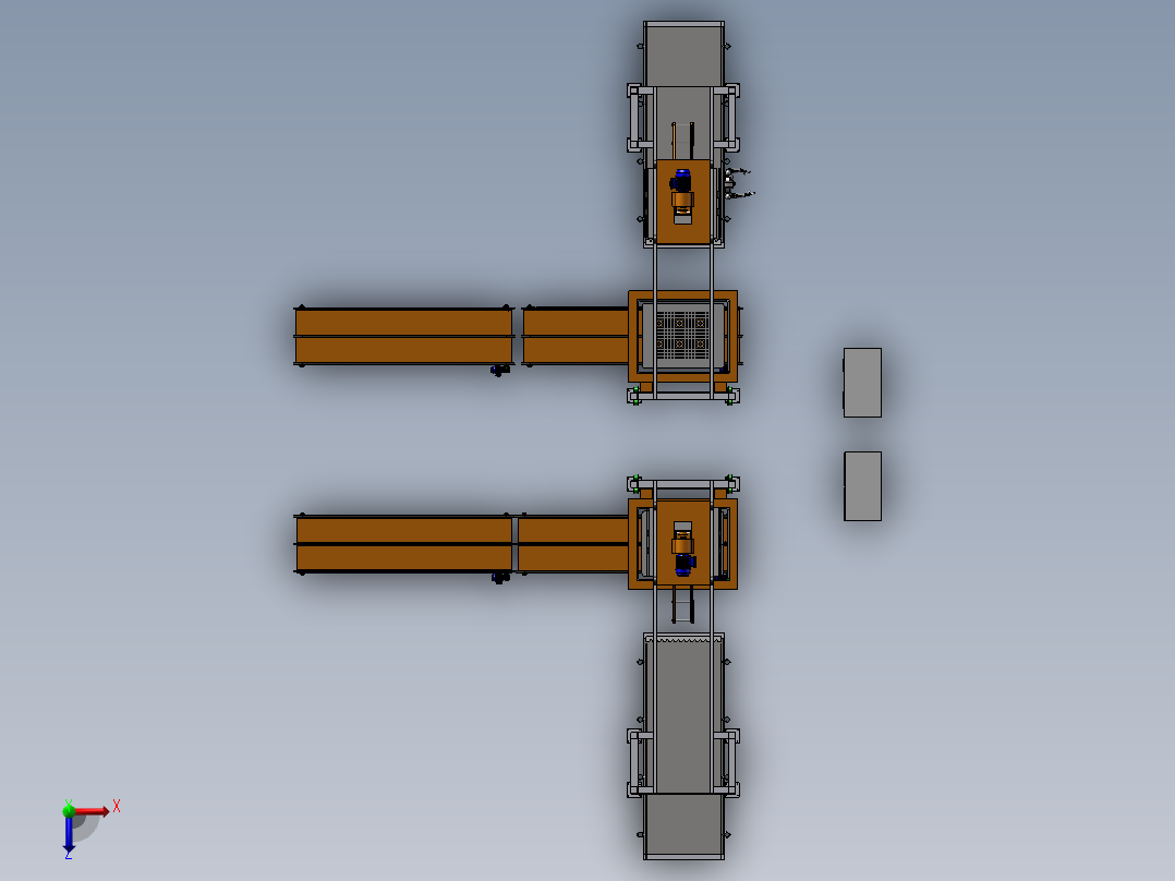 B09-托盘堆垛机流水线俯视图