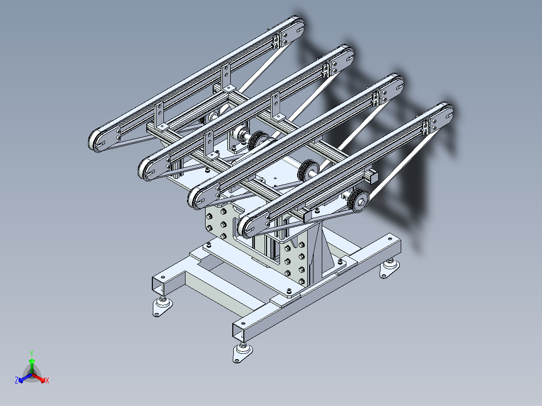 B4_小型皮带输送机移载机
