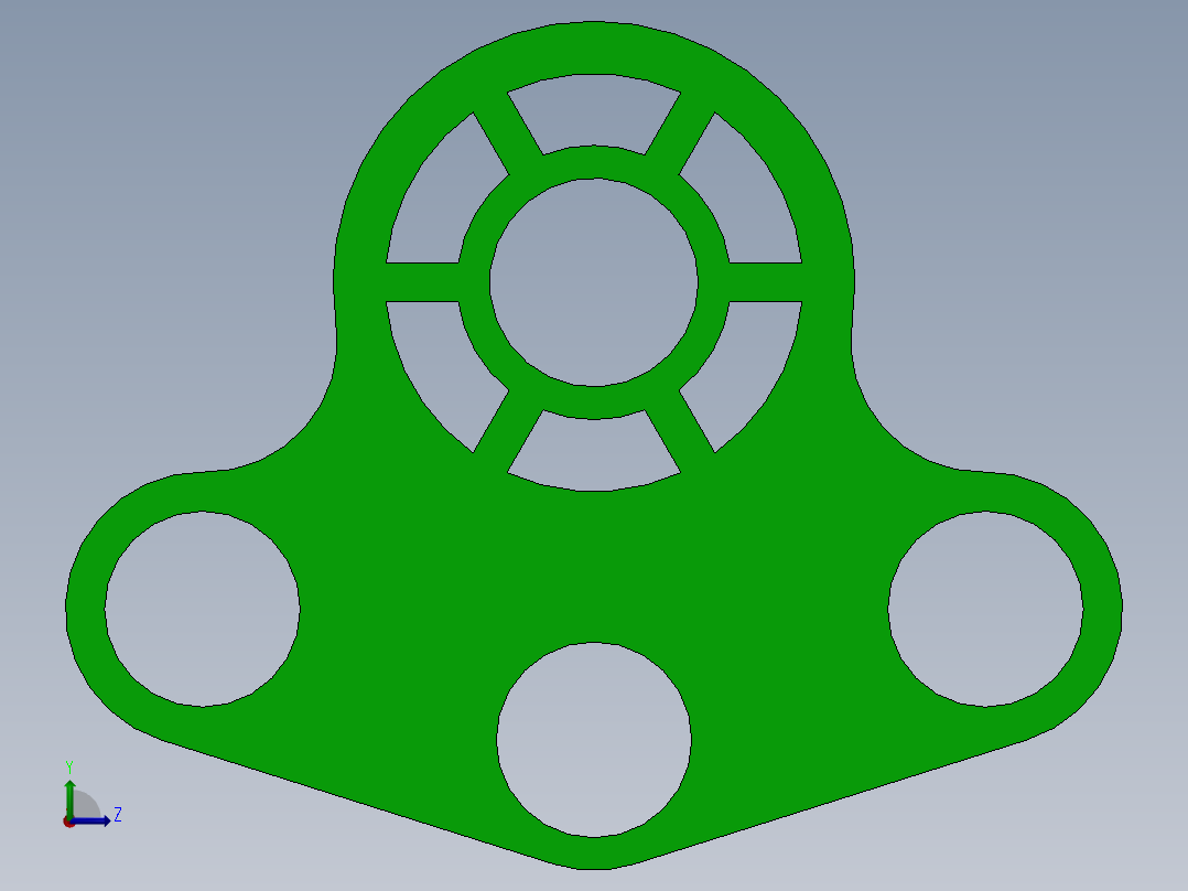 SW建模练习题-exercise 137左视图