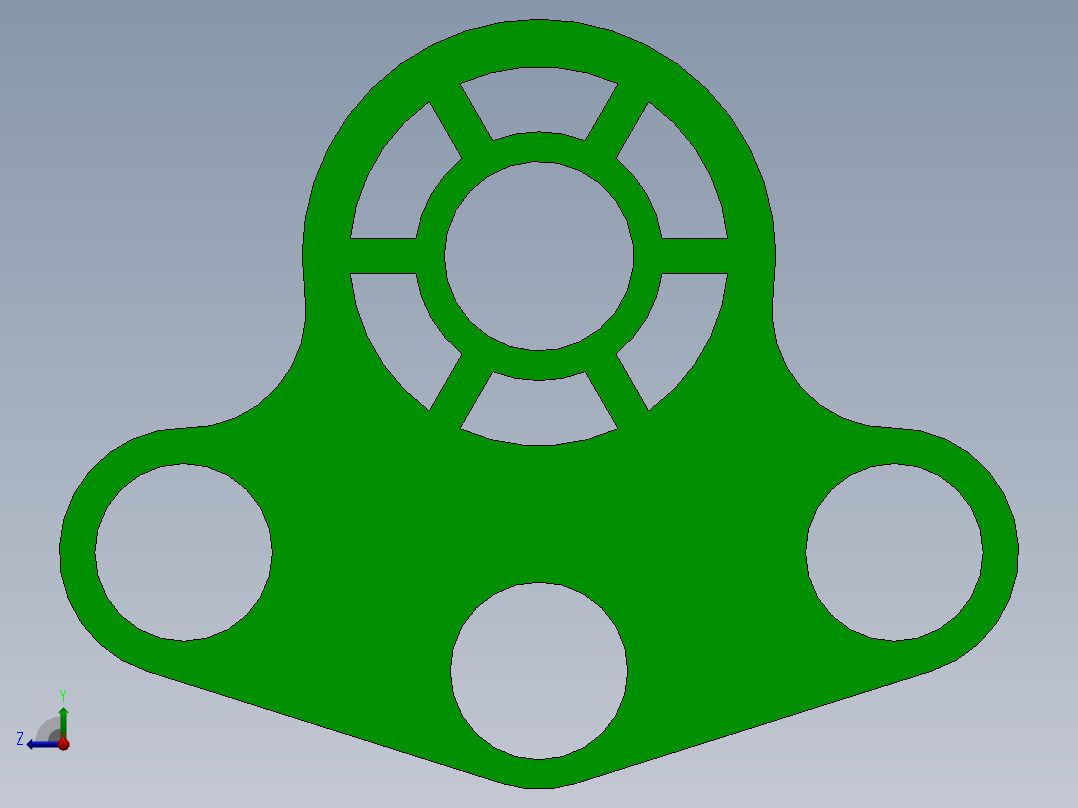 SW建模练习题-exercise 137右视图