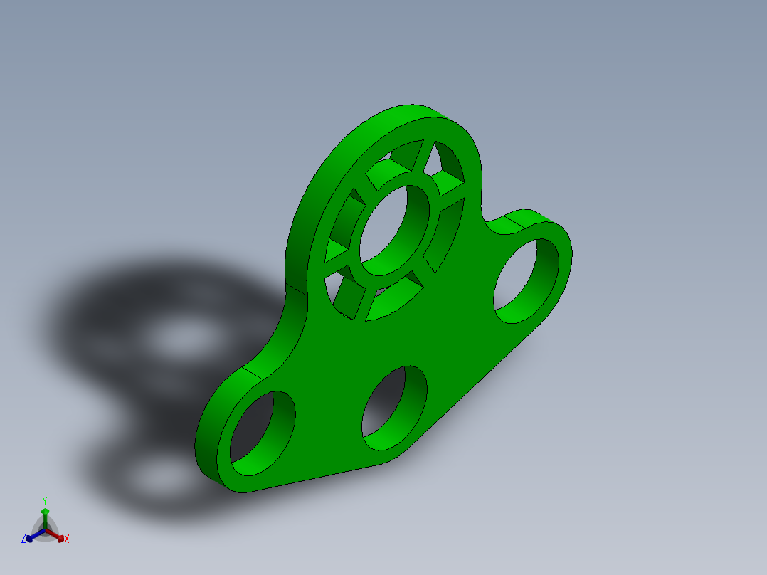 SW建模练习题-exercise 137正等轴测图