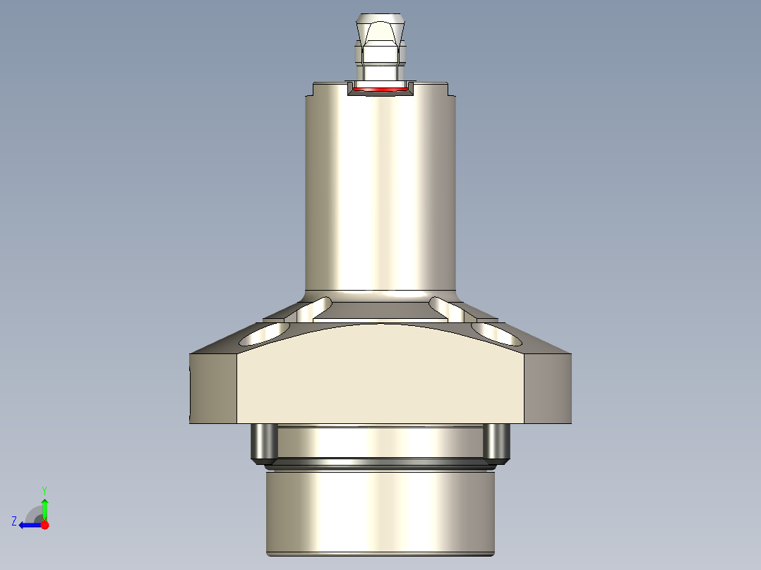 KOSMEKSFA1000-M2A-080-H50多系列多零件图纸模型多系列多零件图纸模型右视图