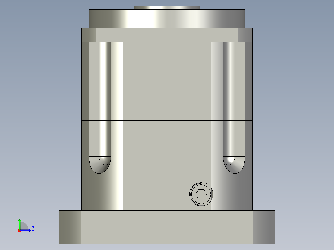 斜齿孔PGH142-L1 35-114.3-200-M12 180WZ KCZ25.STEP左视图