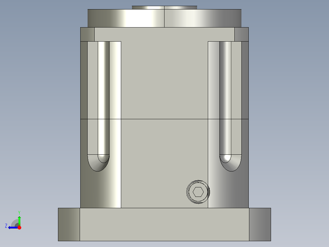 斜齿孔PGH142-L1 35-114.3-200-M12 180WZ KCZ25.STEP右视图