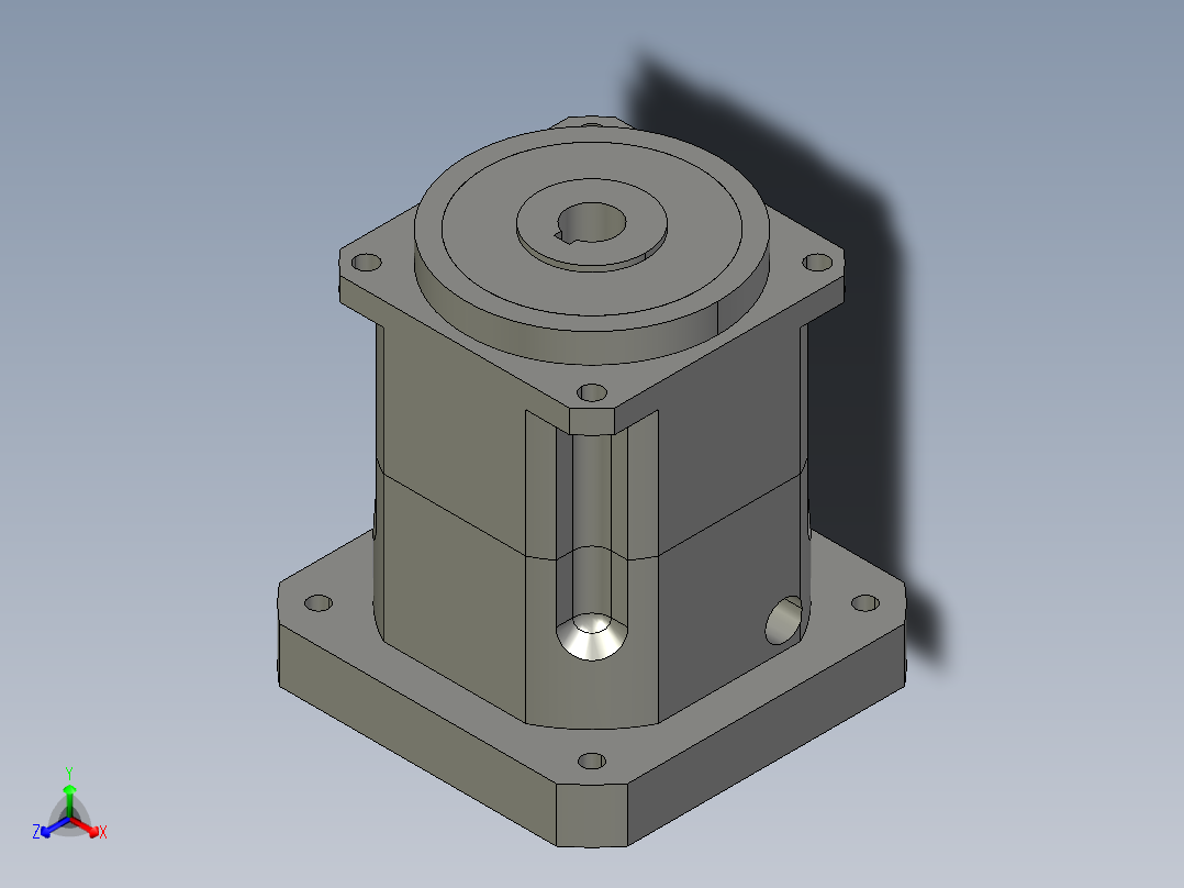斜齿孔PGH142-L1 35-114.3-200-M12 180WZ KCZ25.STEP正等轴测图