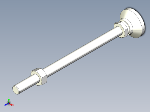 水平調整腳座(迷你型)2259(A)-3D多系列多零件图纸模型