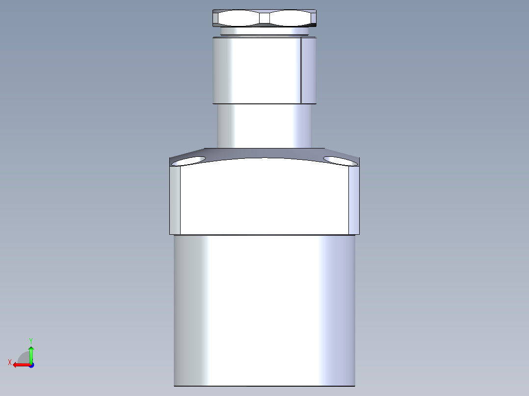 KOSMEKLG1050-SR-Y45多系列多零件图纸模型后视图