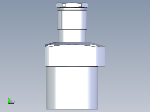 KOSMEKLG1050-SR-Y45多系列多零件图纸模型左视缩略图