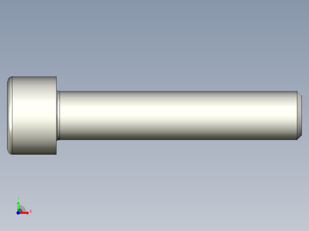 螺钉-DIN_912-M10x50.stp前视图