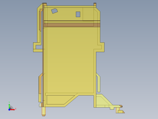 爱普生打印机支架的注射模具设计-滑块抽芯注塑模含开题及9张CAD图前视缩略图