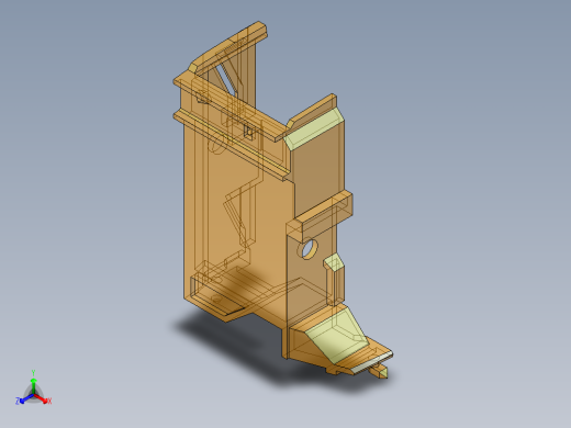 爱普生打印机支架的注射模具设计-滑块抽芯注塑模含开题及9张CAD图正等轴测缩略图