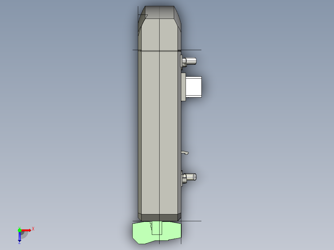 基恩士LK-DN100RT_kc图纸模型俯视图