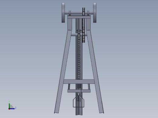 脚踏式磨床结构3D图纸 Solidworks设计左视缩略图