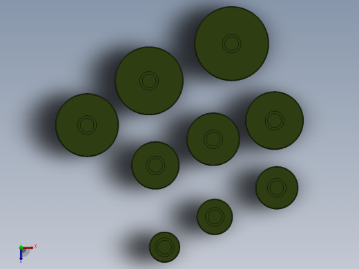 08至24号圆形连接器的防尘盖俯视缩略图