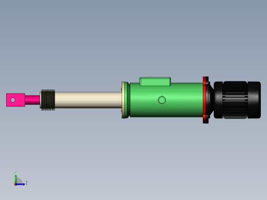 整体外置式电液推杆DYTZW15000左视缩略图