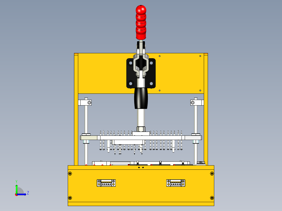 PCB板检测设备 (1)左视图