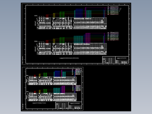 220kV母联,分段在监控柜上的端子排(B066-500-0606)