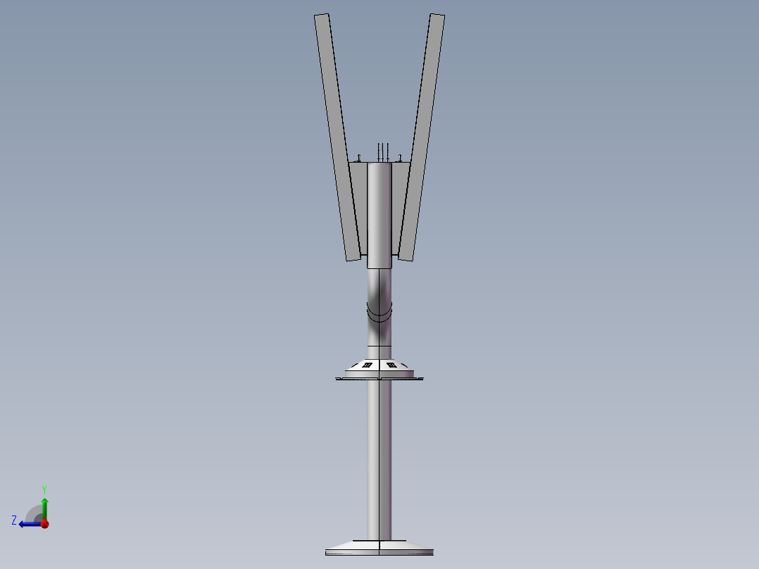 广告牌机箱右视图