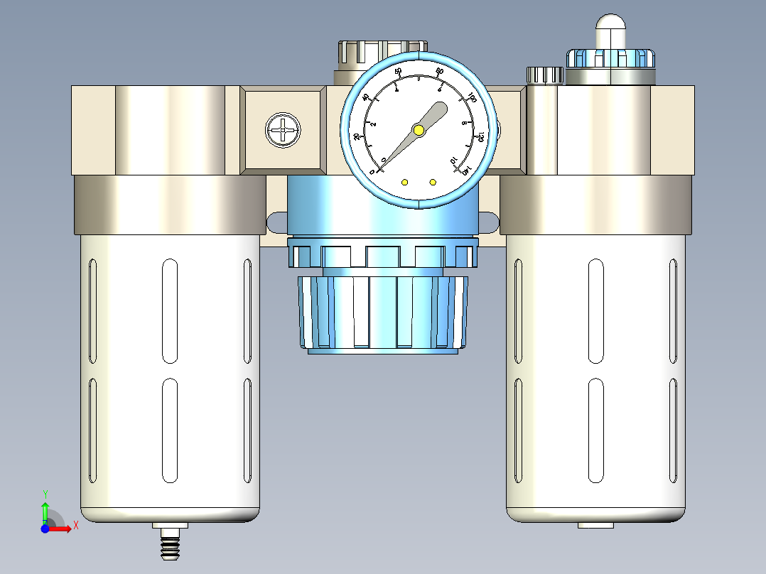 油水分离器AC AFC BC BFC系列10款前视图