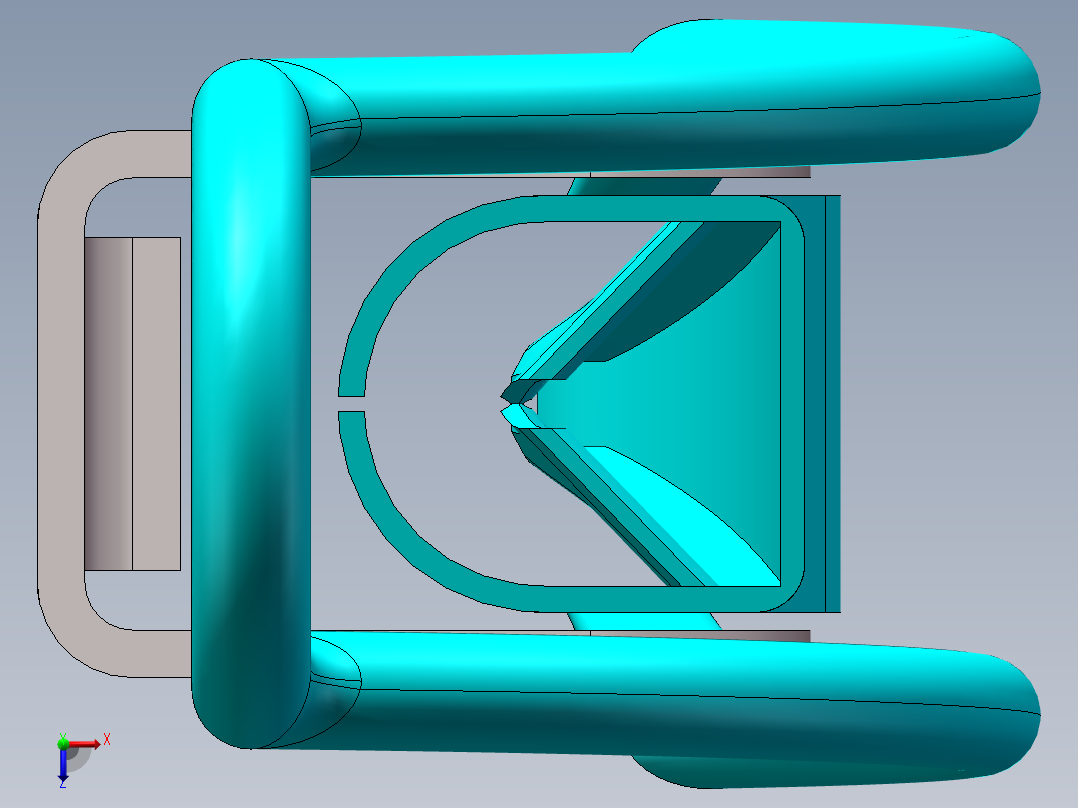 车厢体组装-遥控全地形八驱运输车2俯视图