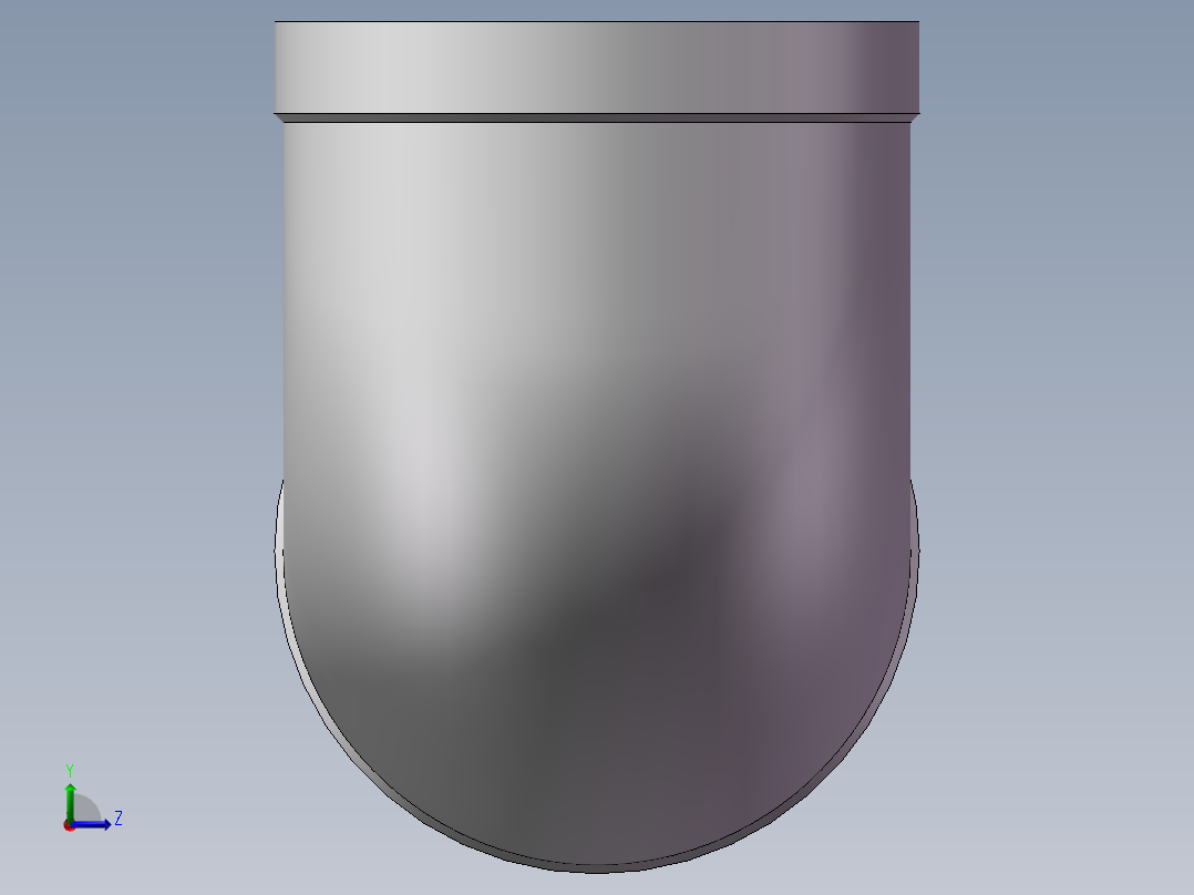 弯头-90°等径 DN65左视图
