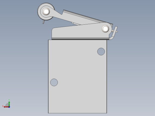 两位三通机控换向阀模型三维SW+CAD图纸1199798后视缩略图
