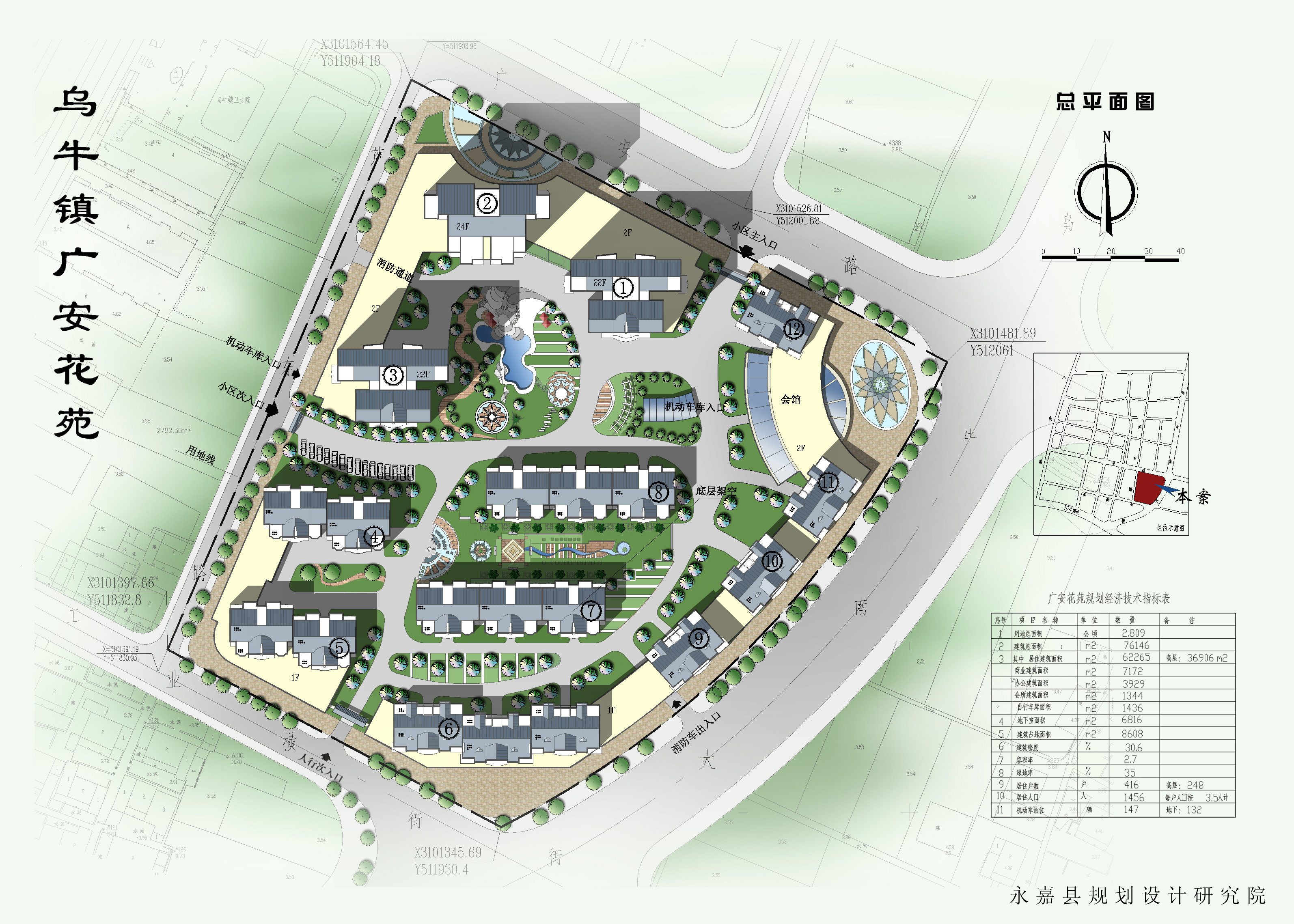 某花园综合住宅区详细规划