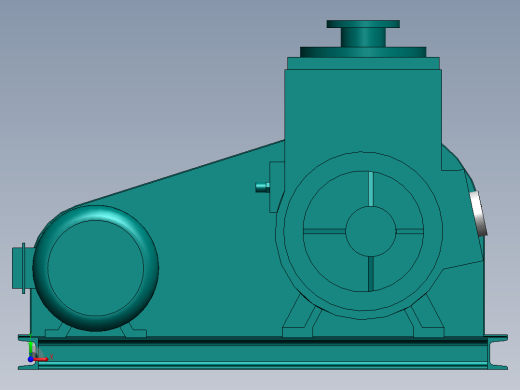 2X-70A旋片真空泵(上海阳光)前视缩略图