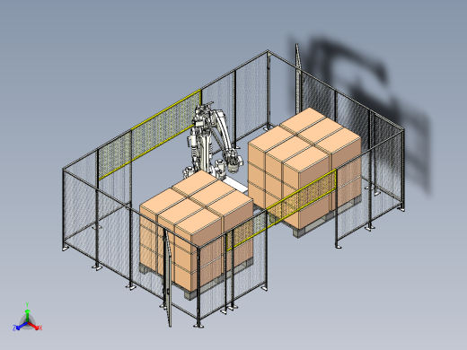 机器人自动码垛工作站设计