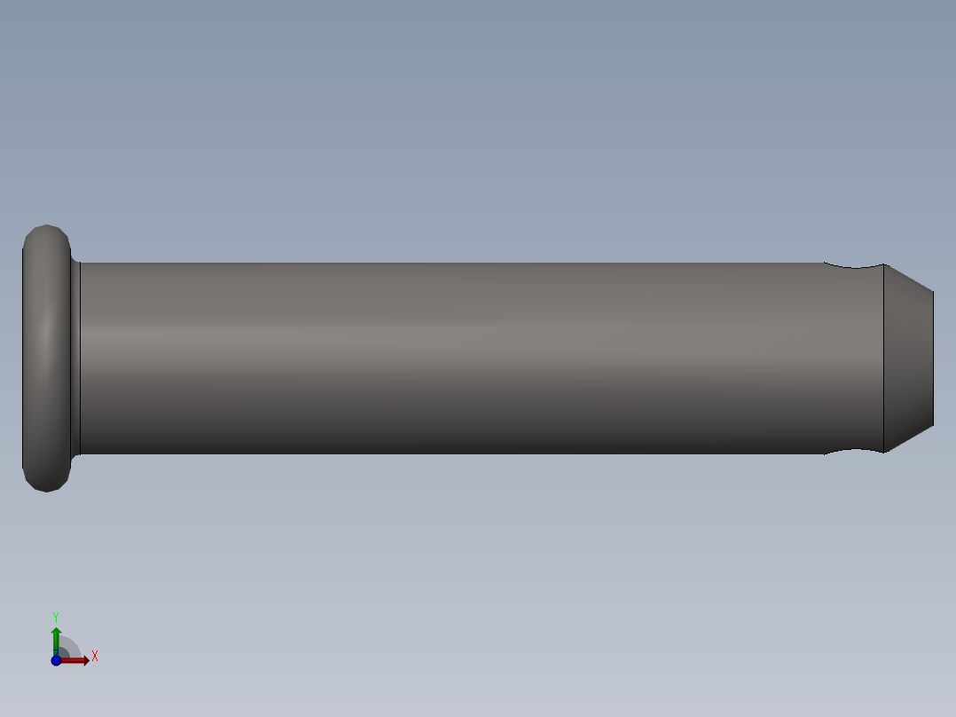 GB882-88 销轴B型10×45前视图