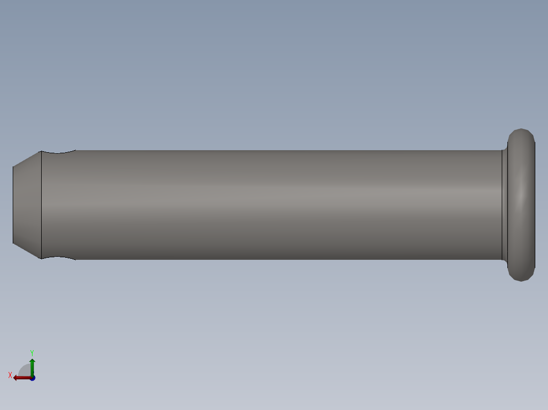 GB882-88 销轴B型10×45后视图