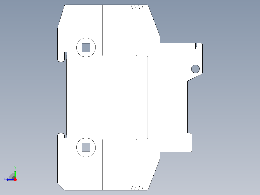 保险丝熔断器右视图