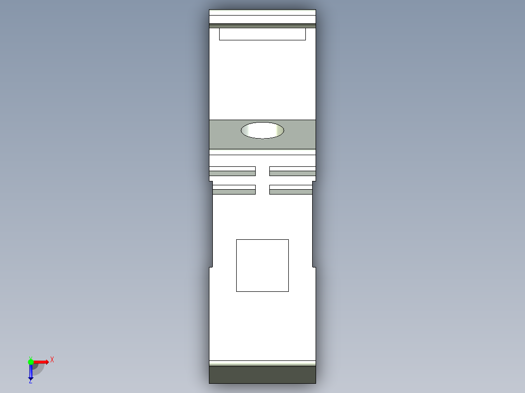 保险丝熔断器俯视图
