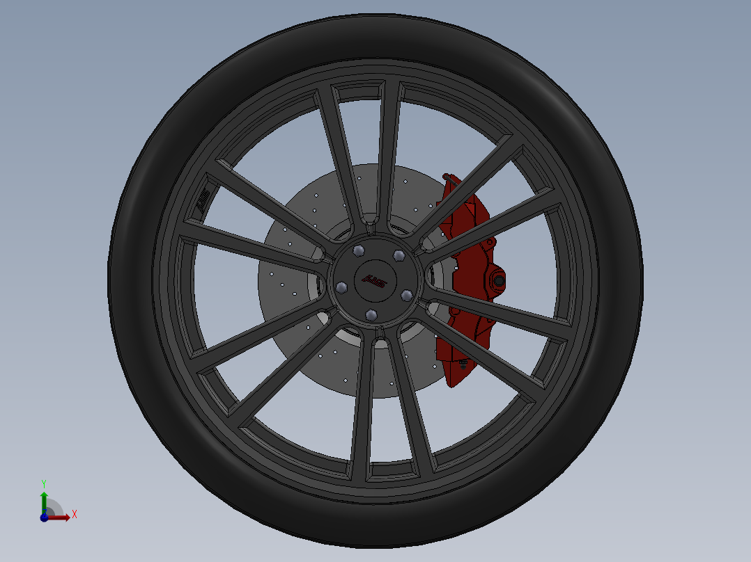 刹车系统(11)前视图