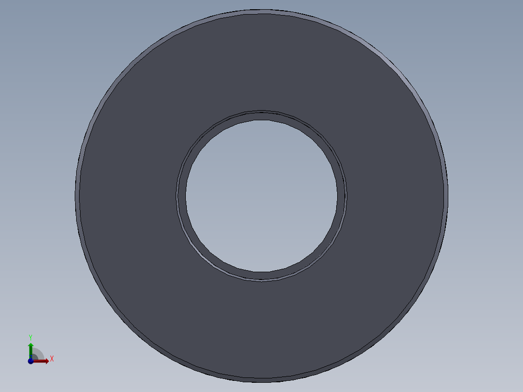 气缸液压压盖前视图