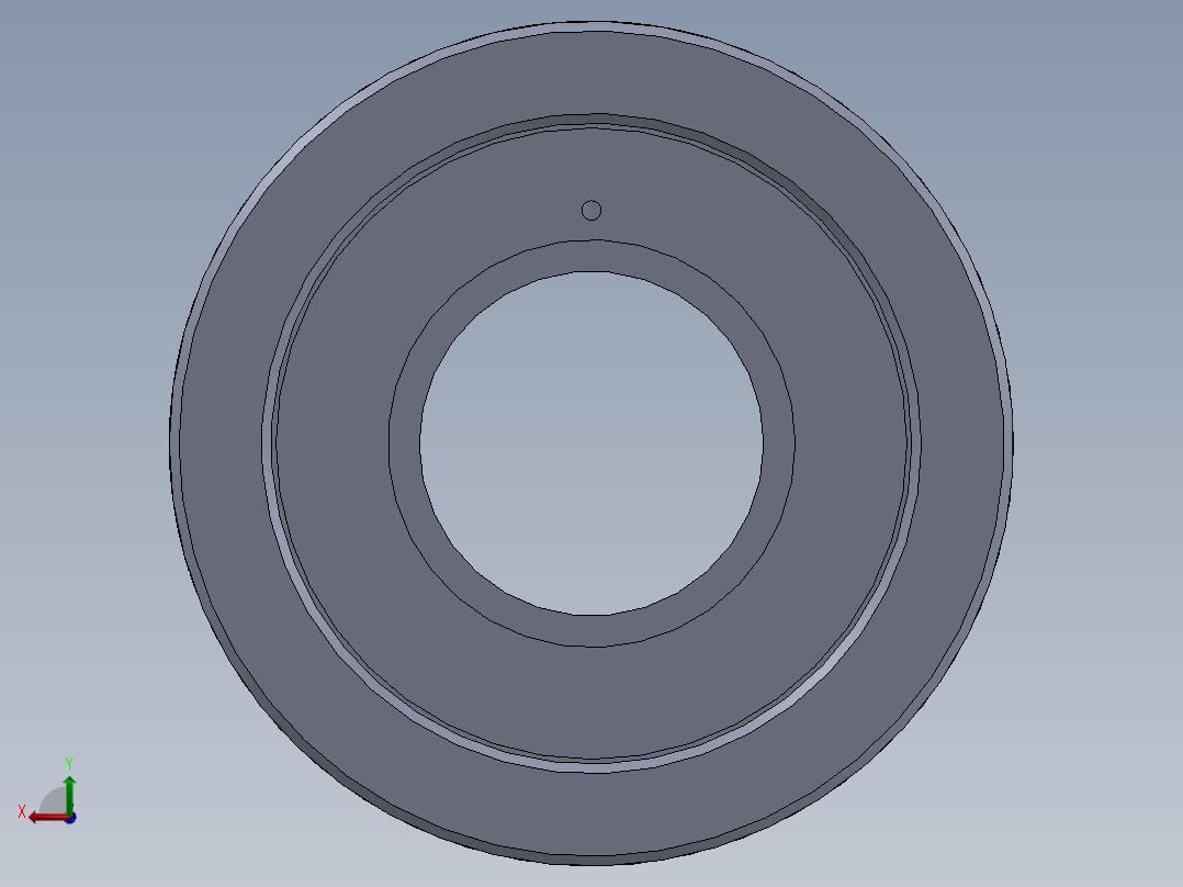 气缸液压压盖后视图