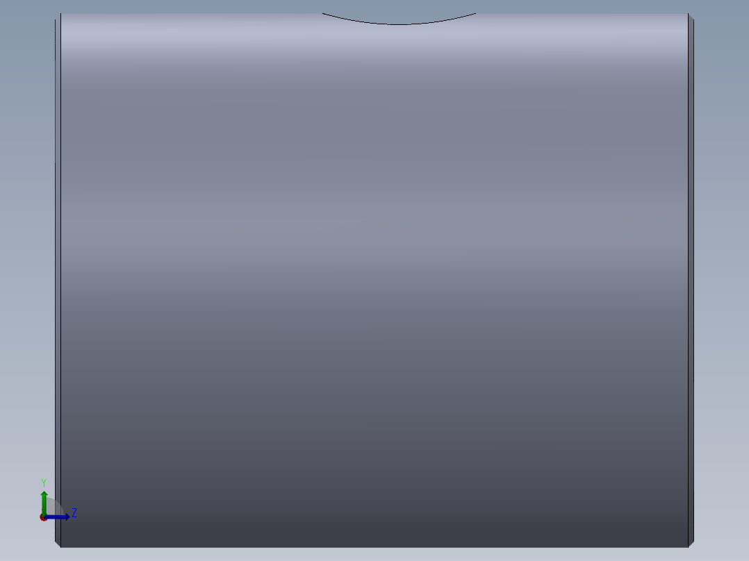 气缸液压压盖左视图