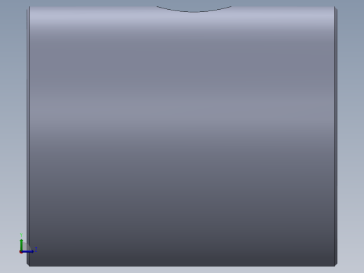 气缸液压压盖左视缩略图