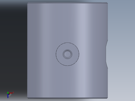 气缸液压压盖俯视缩略图