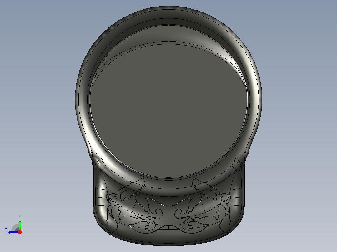 砚台（汉语言文学）右视图